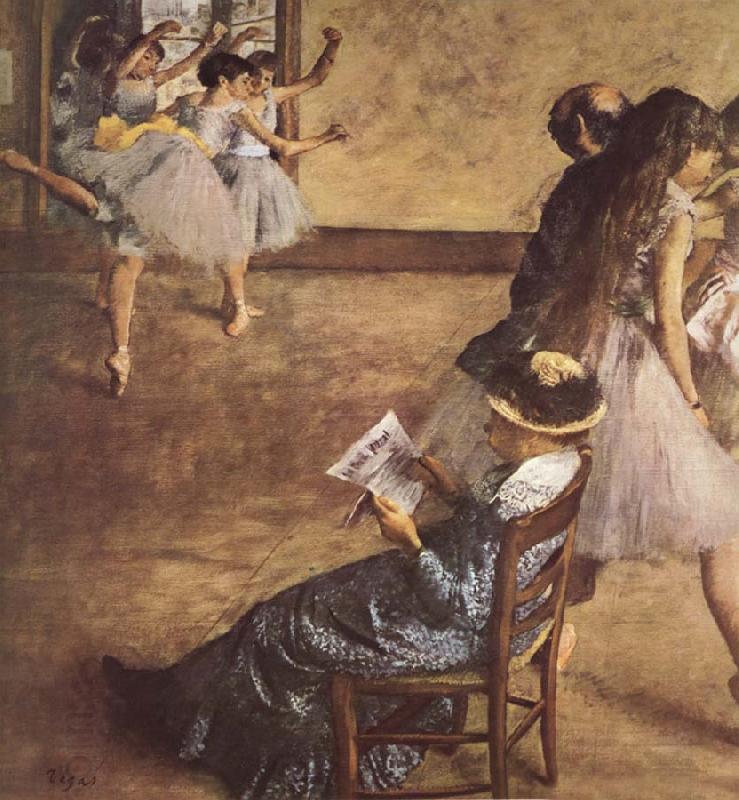 Edgar Degas Balettklassen China oil painting art